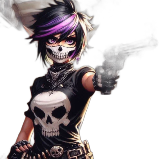 weapon, mask, comic book art, concept art transparent PNG cut-out