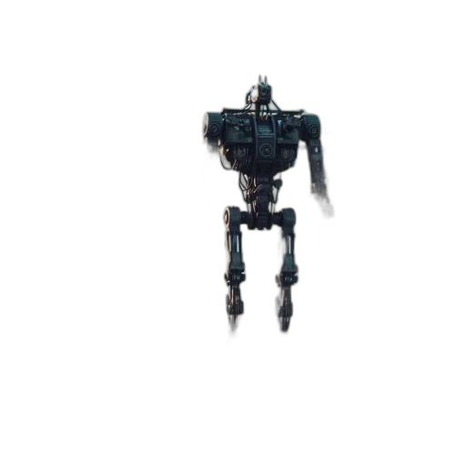 robot, staff, weapon, creature transparent PNG cut-out