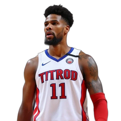 detroit, pistons, forward, derrick transparent PNG cut-out
