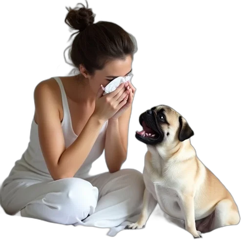 animal, photorealistic, woman, sitting transparent PNG cut-out