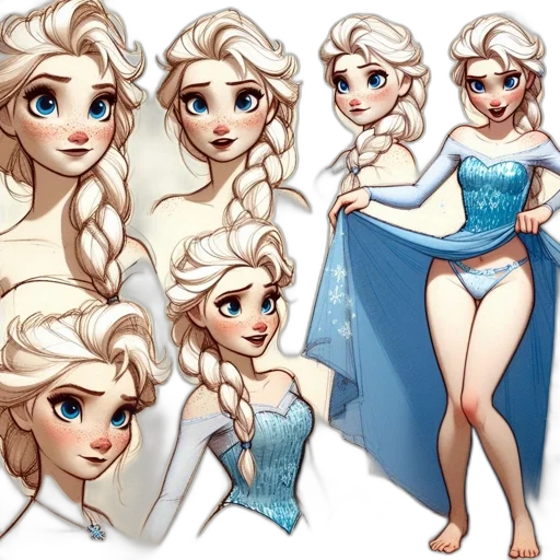 dress, concept art, fantasy art, cartoon transparent PNG cut-out
