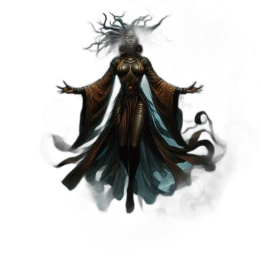 creature, crown, staff, dragon transparent PNG cut-out