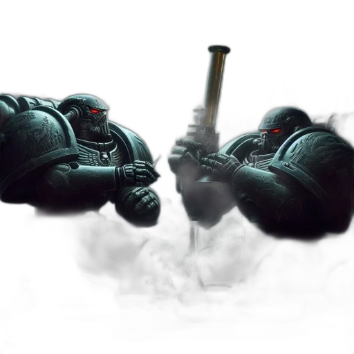 weapon, robot, mask, staff transparent PNG cut-out