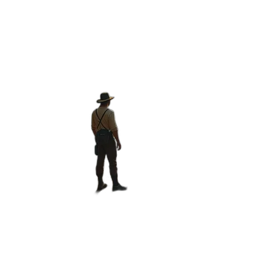 hat, staff, weapon, robot transparent PNG cut-out