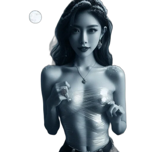 jewelry, dress, umbrella, photorealistic transparent PNG cut-out