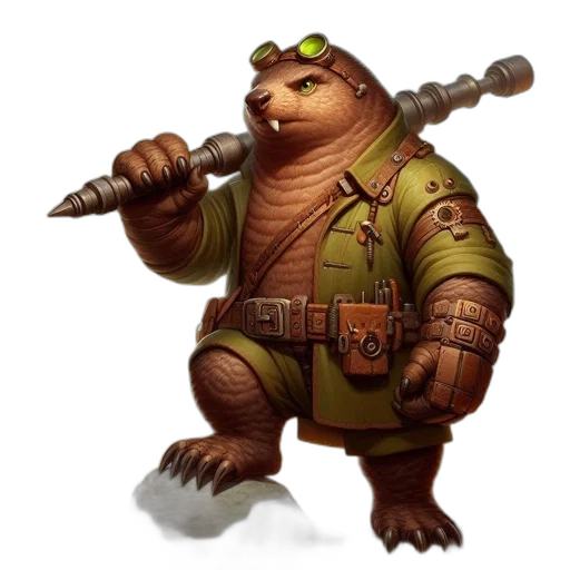 staff, creature, animal, concept art transparent PNG cut-out