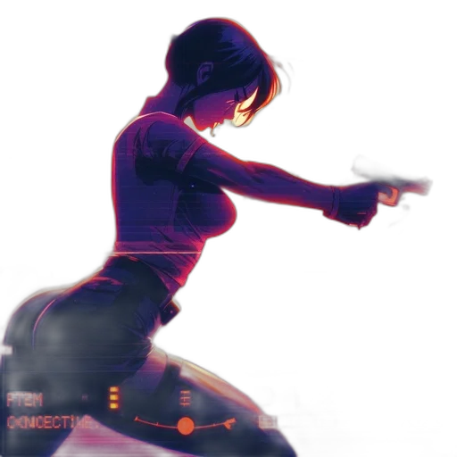 weapon, robot, dress, sword transparent PNG cut-out