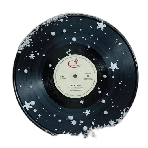 outer space, record, sleeve, label transparent PNG cut-out