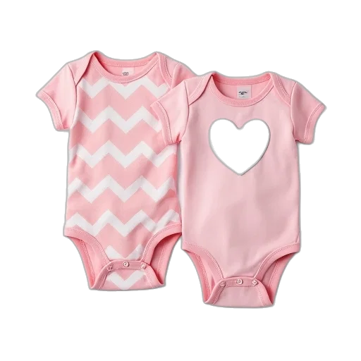 pack, baby, girls, chevron transparent PNG cut-out