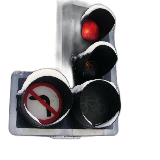 traffic, light, red, left transparent PNG cut-out