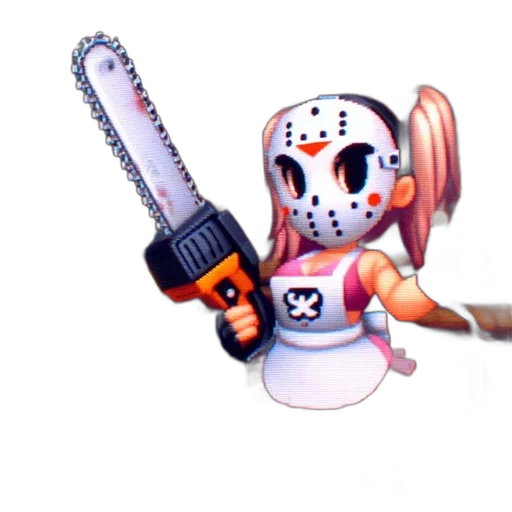staff, weapon, robot, 3d render transparent PNG cut-out