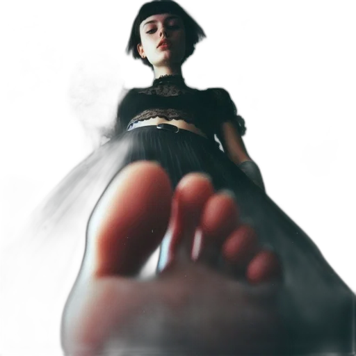 shoes, dress, staff, robot transparent PNG cut-out