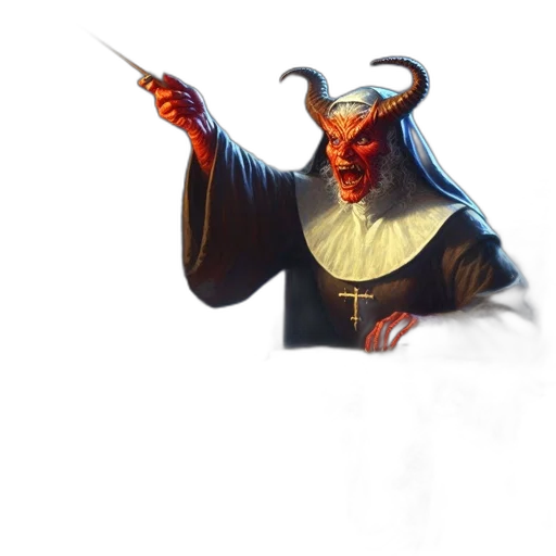 staff, mask, dragon, creature transparent PNG cut-out