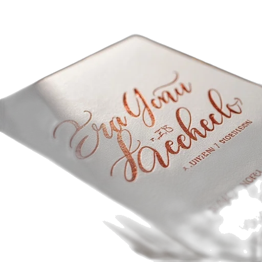 3d render, copper, foil, wedding transparent PNG cut-out