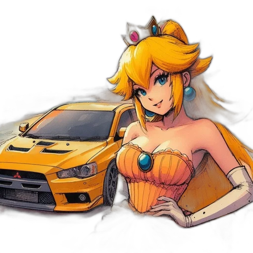 car, dress, weapon, concept art transparent PNG cut-out