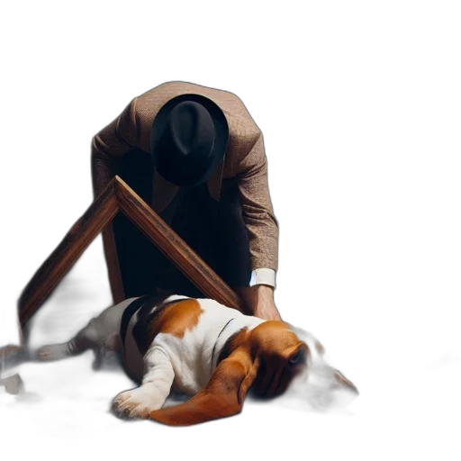 staff, animal, jacket, concept art transparent PNG cut-out