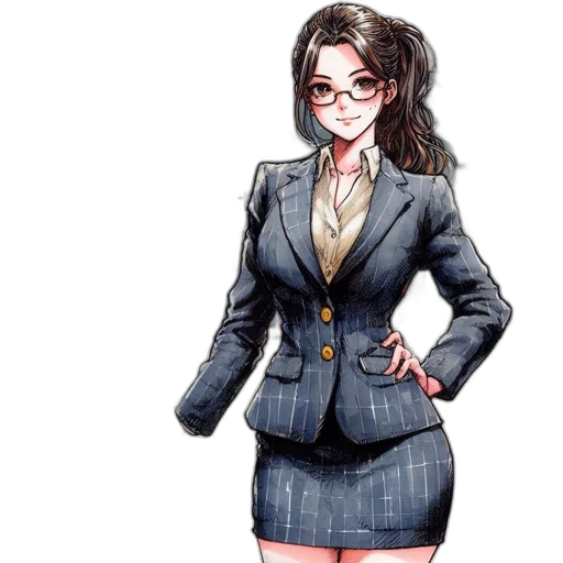 jacket, staff, dress, concept art transparent PNG cut-out