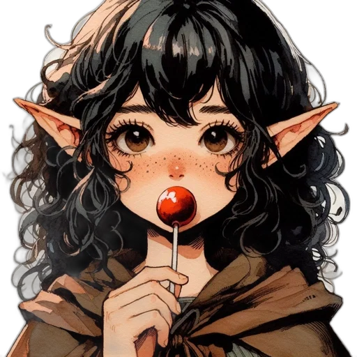 staff, face, mask, creature transparent PNG cut-out