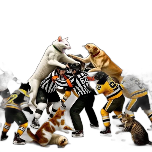 animal, concept art, anthropomorphic, cats transparent PNG cut-out