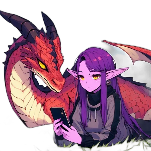 dragon, creature, staff, pixel art transparent PNG cut-out
