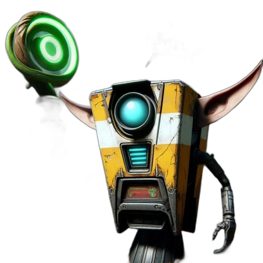 robot, staff, weapon, mask transparent PNG cut-out
