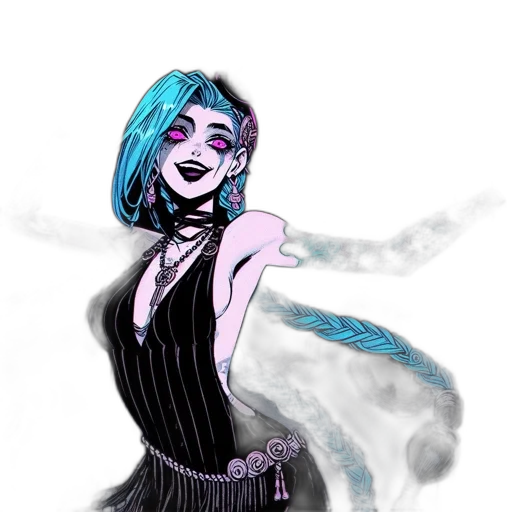 dress, comic book art, concept art, fantasy art transparent PNG cut-out
