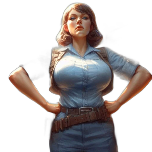 jacket, staff, dress, face transparent PNG cut-out