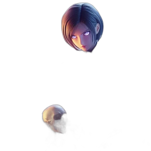 mask, creature, face, hair transparent PNG cut-out