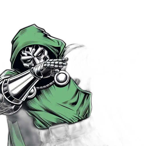 weapon, jacket, mask, sword transparent PNG cut-out