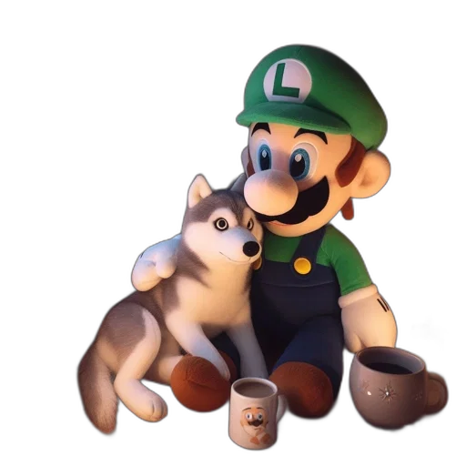 animal, hat, staff, creature transparent PNG cut-out