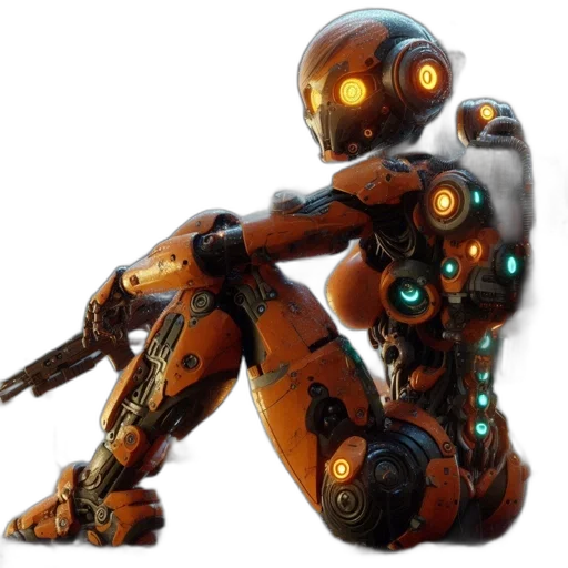robot, weapon, animal, creature transparent PNG cut-out