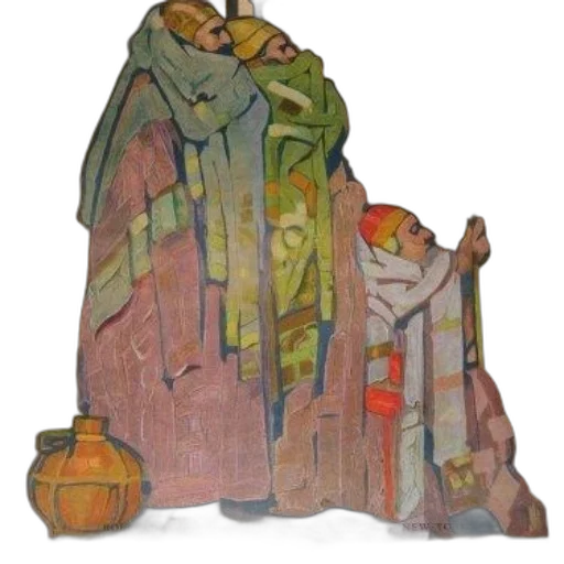 jacket, staff, oil painting, watercolor transparent PNG cut-out
