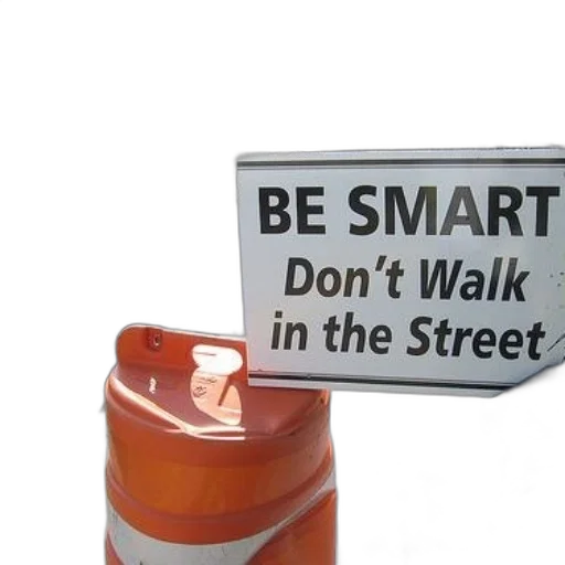 city street, sign, says, smart transparent PNG cut-out