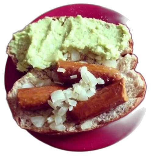 food, plate, avocado, spread transparent PNG cut-out