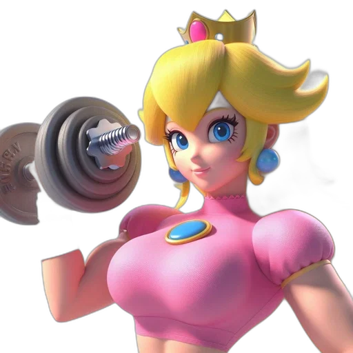 weapon, staff, crown, 3d render transparent PNG cut-out