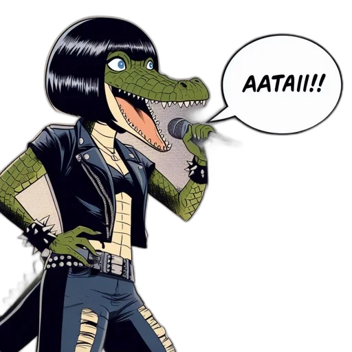 animal, creature, dragon, comic book art transparent PNG cut-out