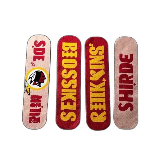 collection, four, redskins-themed, bandages transparent PNG cut-out