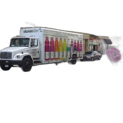 staff, truck, vitamin, water transparent PNG cut-out