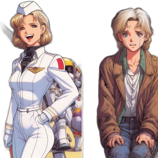 jacket, concept art, pixel art, comic book art transparent PNG cut-out