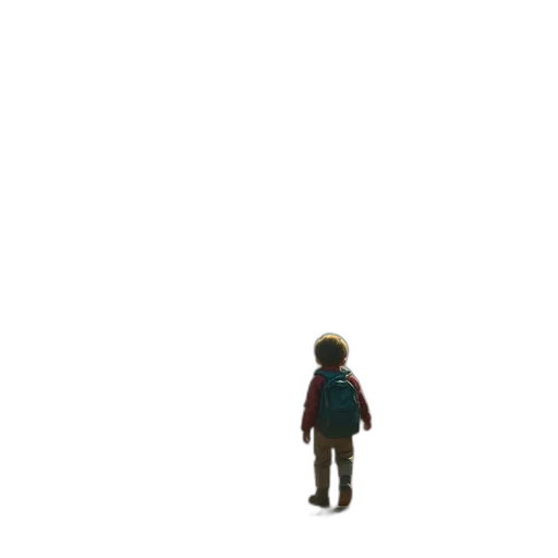 robot, jacket, creature, hair transparent PNG cut-out