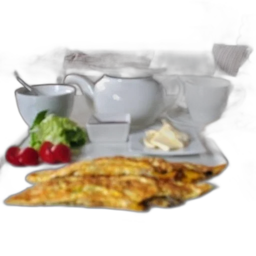 food, photorealistic, breakfast, tray transparent PNG cut-out