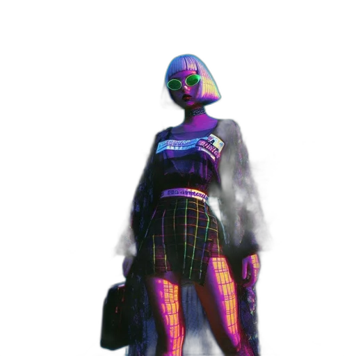 dress, robot, mask, jacket transparent PNG cut-out