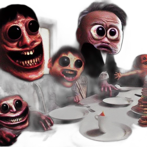 food, mask, creature, concept art transparent PNG cut-out