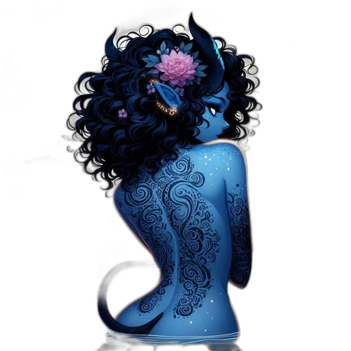 dragon, dress, crown, fantasy art transparent PNG cut-out