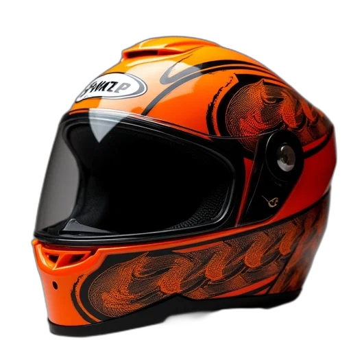 mask, photorealistic, 3d render, motorcycle transparent PNG cut-out
