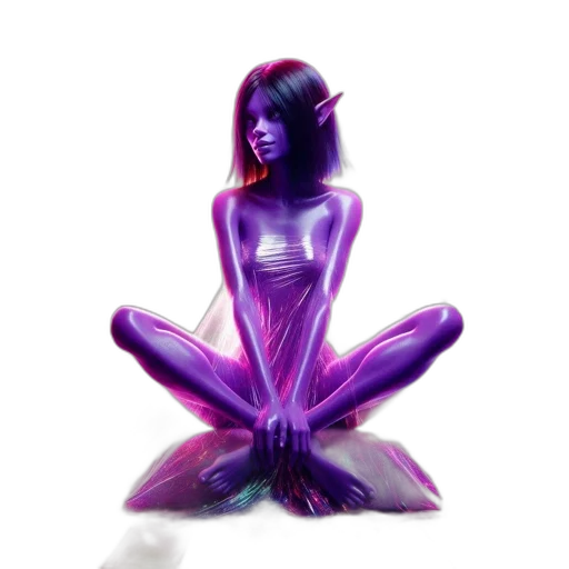 dress, robot, concept art, fantasy art transparent PNG cut-out