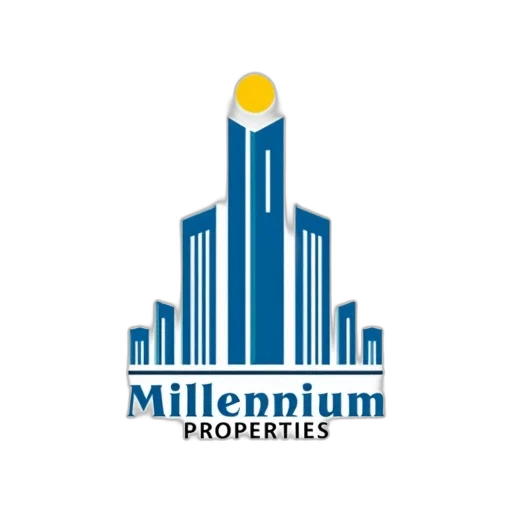 stylized, logo, featuring, blue transparent PNG cut-out