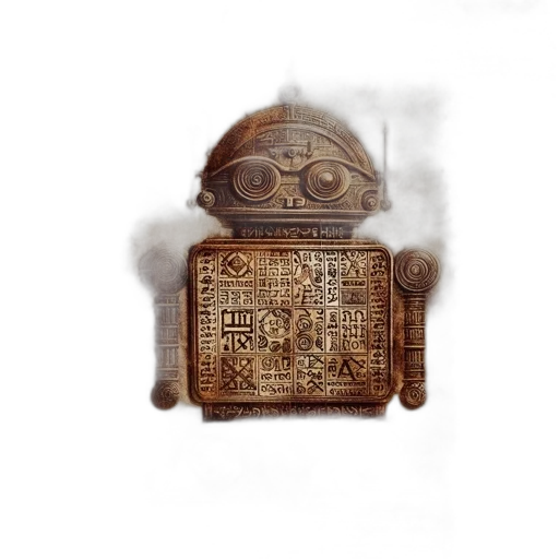 robot, mask, weapon, building transparent PNG cut-out