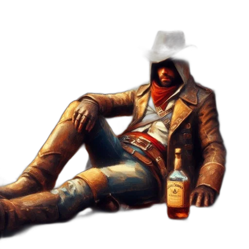jacket, bottle, hat, mask transparent PNG cut-out