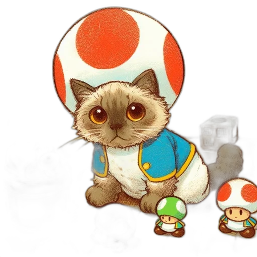 staff, hat, animal, creature transparent PNG cut-out